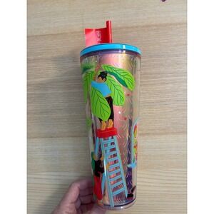 Starbucks Monyee Chau Artist Collaboration Iridescent 24oz Cold Cup Tumbler NEW